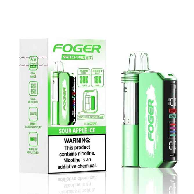 Sour Apple Ice - Foger Switch Pro 30K Kit | Foger US