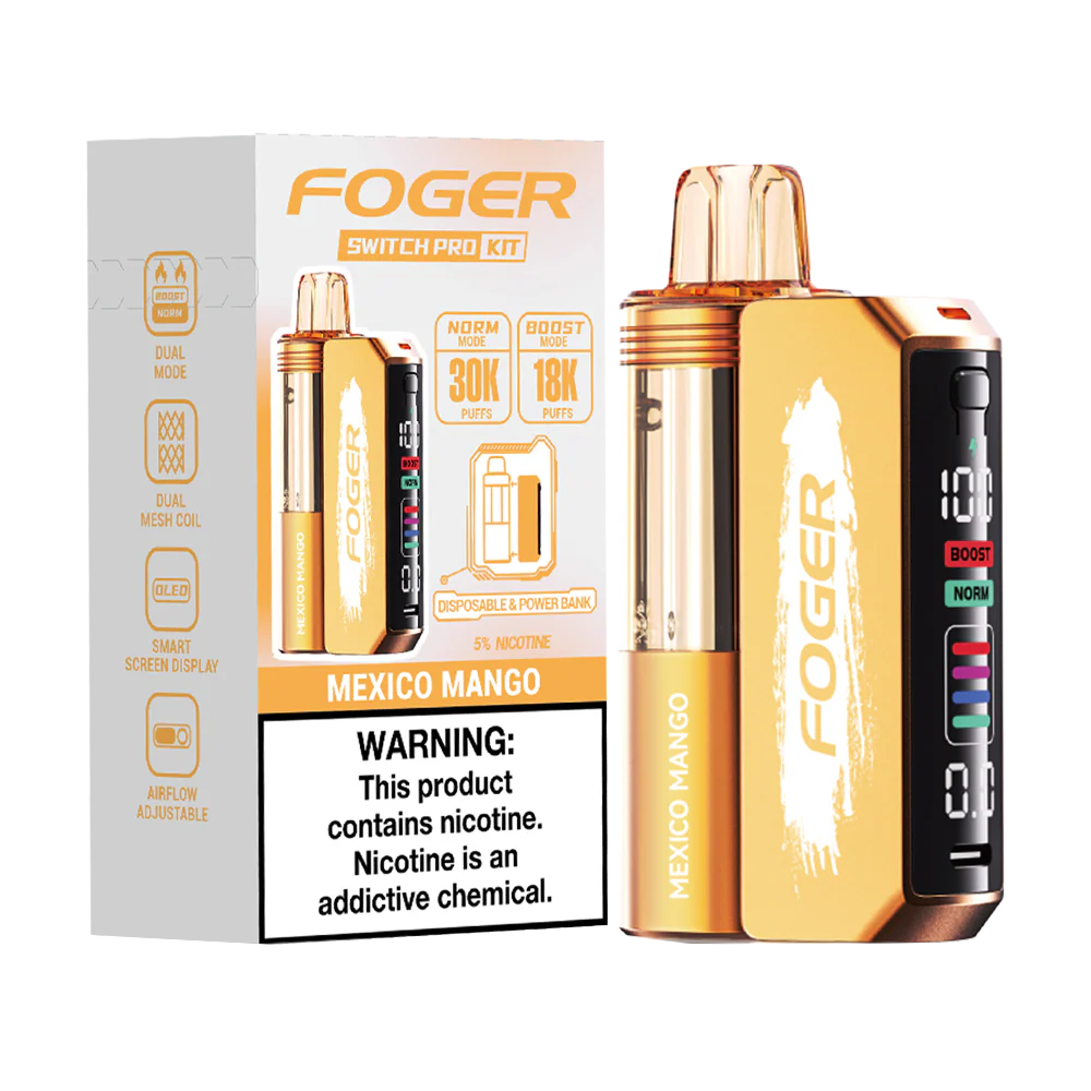 Mexico Mango Foger Switch Pro 30K Kit Disposable Vape Packaging