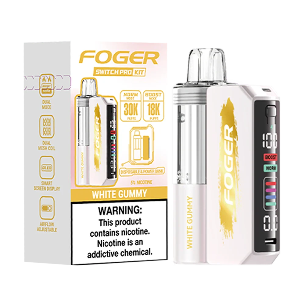 White Gummy - Foger Switch Pro 30K Kit | Foger US