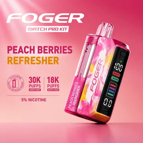 Peach Berries Refresher - Foger Switch Pro 30K Kit | Foger US