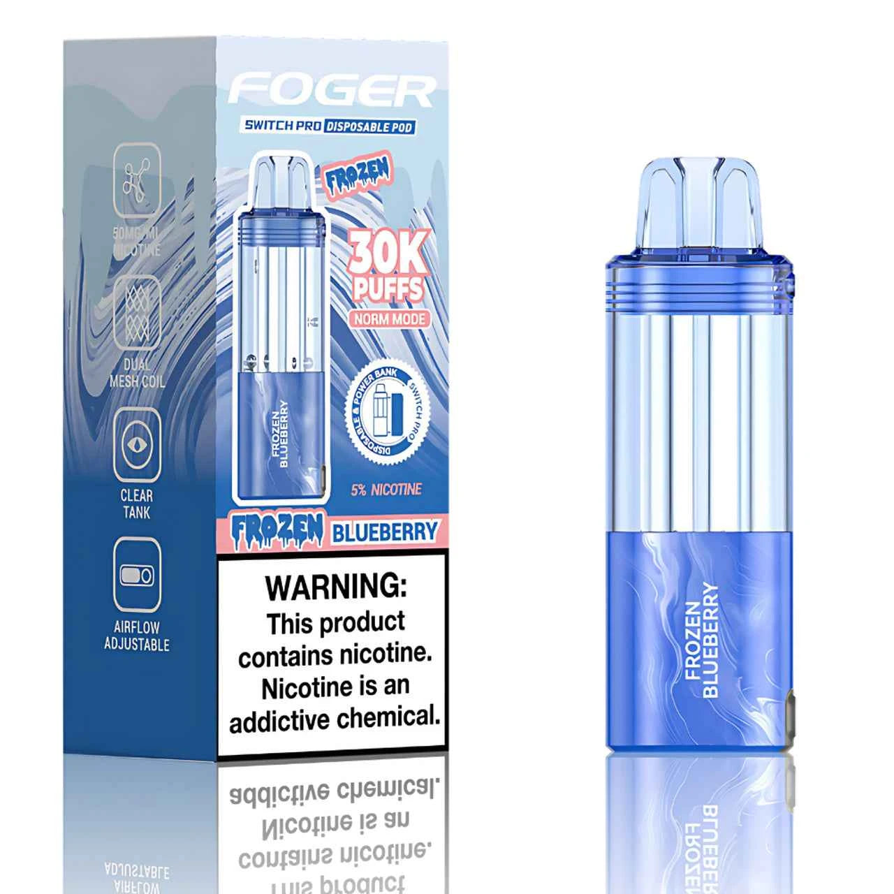 Frozen Blueberry - Foger Switch Pro 30K Pod | Foger US