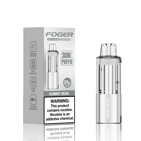 Gummy Bear Foger Switch Pro 30K Pod disposable vape packaging