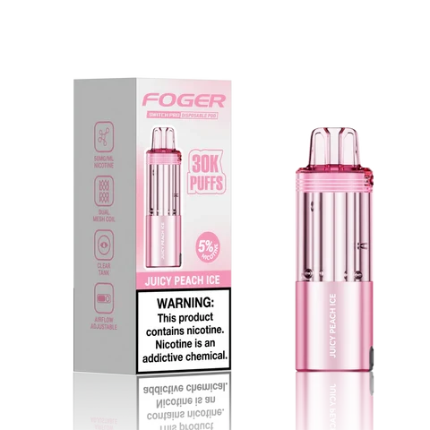 Juicy Peach Ice - Foger Switch Pro 30K Pod | Foger US