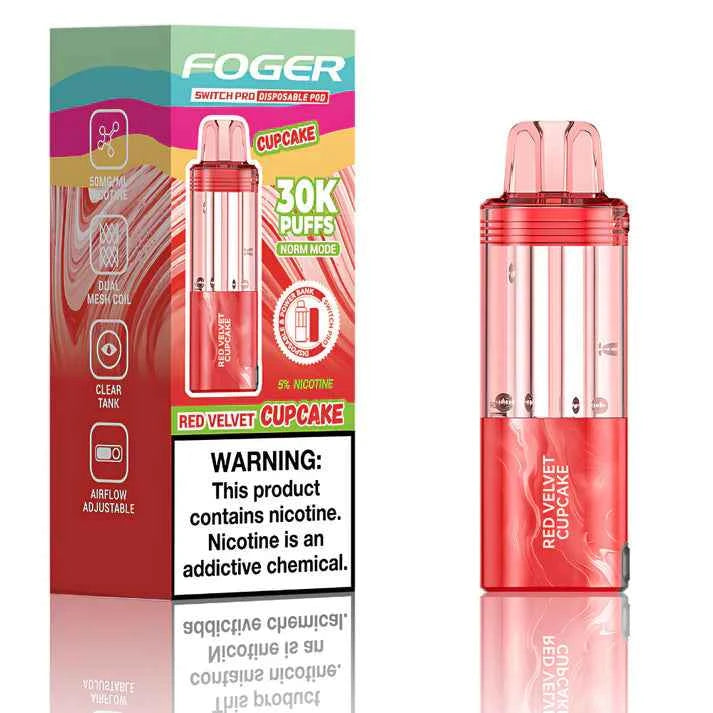 Red Velvet Cupcake - Foger Switch Pro 30K Pod | Foger US