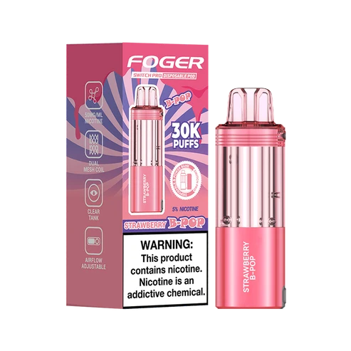Strawberry B-Pop - Foger Switch Pro 30K Pod | Foger US