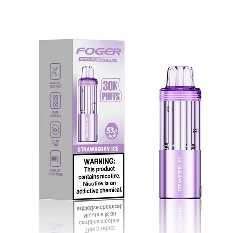 Strawberry Ice - Foger Switch Pro 30K Pod | Foger US