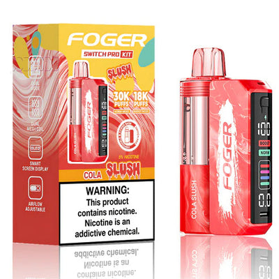 Cola Slush Foger Switch Pro 30K Kit disposable vape packaging 
