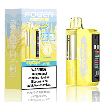 Frozen Banana Foger Switch Pro 30K Kit disposable vape packaging 