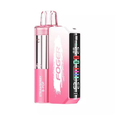 Strawberry B-Pop Disposable Vape - Foger Switch Pro 30K Kit 
