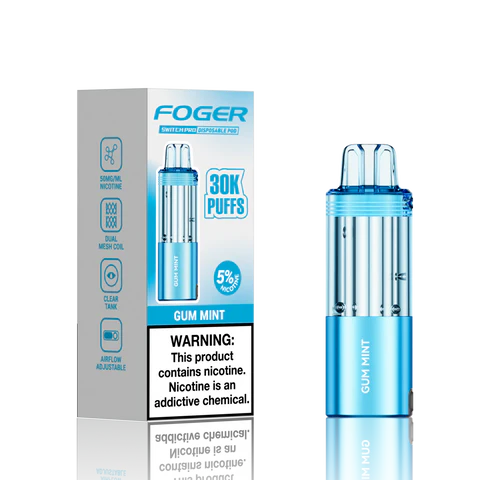 Gum Mint Foger Switch Pro 30K Pod disposable vape packaging