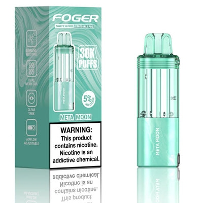 Meta Moon Foger Switch Pro 30K Pod disposable vape packaging
