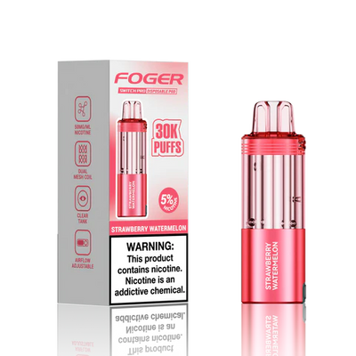 Strawberry Watermelon Foger Switch Pro 30K Pod disposable vape packaging